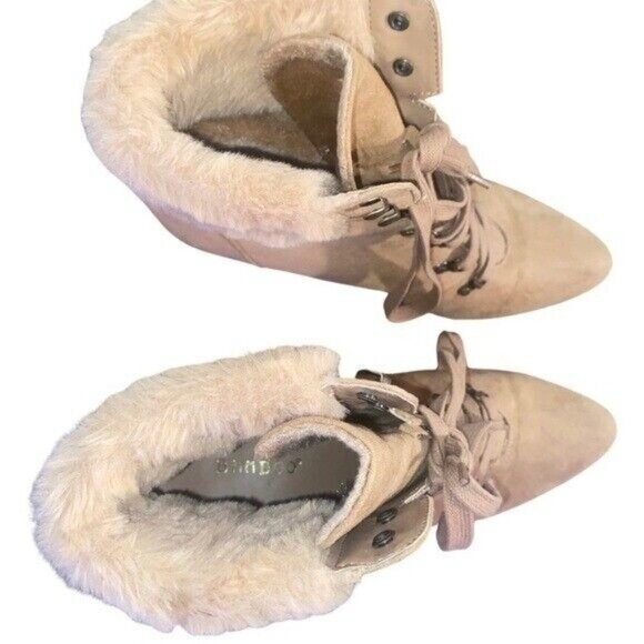 Bamboo Women’s Fur Boots Size 9 - Picture 2 of 12